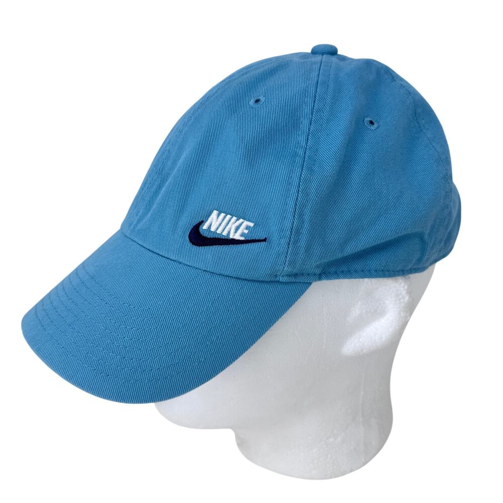 Nike Sportswear Heritage86 Cap Metalbelt Buckle Back Sweat-Wicking Blue Mens OS